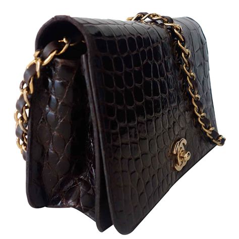 sac chanel crocodile